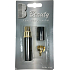 Beauty Flacon mit Sprühflasche nachfüllbar schwarz 5 ml