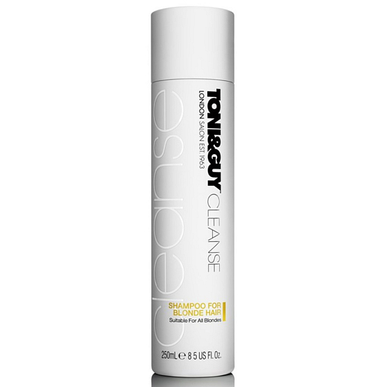Toni & Guy Cleanse Blonde Shampoo für blondes Haar 250 ml