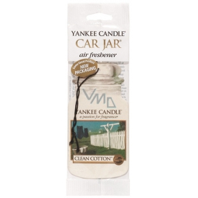 Yankee Candle Clean Cotton - Klassisches Auto-Papieretikett aus Baumwolle 12 g