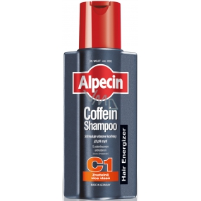 Alpecin Energizer Caffeine C1, Coffein Shampoo stimuliert das Haarwachstum, verlangsamt erblich bedingten Haarausfall 75 ml