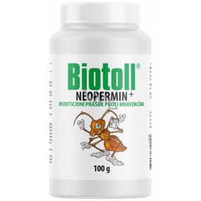 Biotoll Neopermin + insektizides Pulver gegen Ameisen mit einer Langzeitwirkung von 100 g