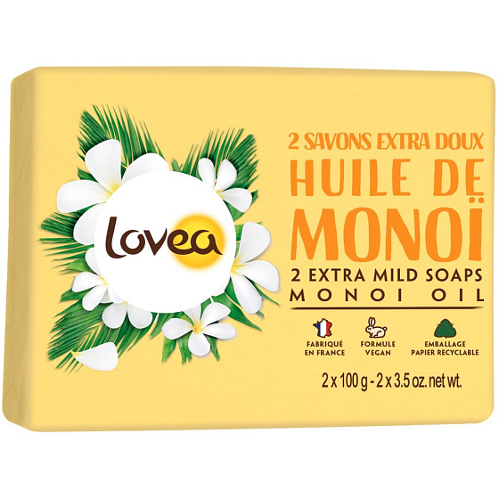 Lovea Monoi Extra milde Seife 2 x 100 g