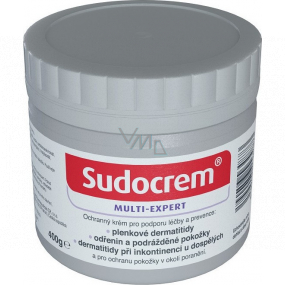 Sudocrem Multi-Expert Schutzcreme gegen schmerzende Haut, beruhigt, regeneriert und schützt 400 g