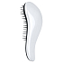 Dtangler Detangling Brush Pinsel zum einfachen Kämmen von Haaren 18,5 cm Silber