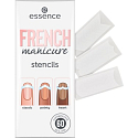 Essence French Manicure Stencils Nagelschablonen 01 Walk The Line 60 Stück