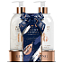 Grace Cole Golden Embers & Cashmere Handseife 300 ml + Hand- und Nagelcreme 300 ml, Kosmetikset für Damen