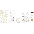 Dove Beauty For All Nourishing Silk Duschgel 250 ml + Invisible Dry Antitranspirant Deodorant Spray 150 ml + Anti Frizz Haarshampoo 250 ml + Silky Creme 300 ml, Kosmetikset