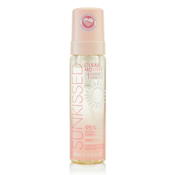 Sunkissed Clear Mousse 1 Hour Tan klarer Selbstbräunungsmousse 200 ml
