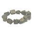 Pyrit-Eisen-Armband elastischer Naturstein aus abgerundeten Steinen 10 - 14 mm / 16 - 17 cm, Meister des Selbstbewusstseins und des Überflusses