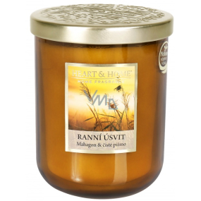 Heart & Home Morning Dawn Soja-Duftkerze groß brennt bis zu 75 Stunden 320 g