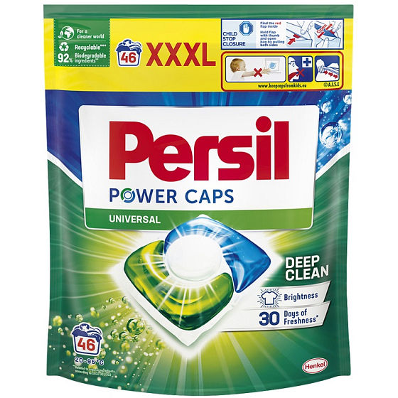 Persil Power Caps Universalkapseln zum Waschen aller Arten von Wäsche 46 Dosen