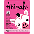 MasqueBar Pretty Animalz Rosa Zebra Textile Pflegende Gesichtsmaske 21 ml