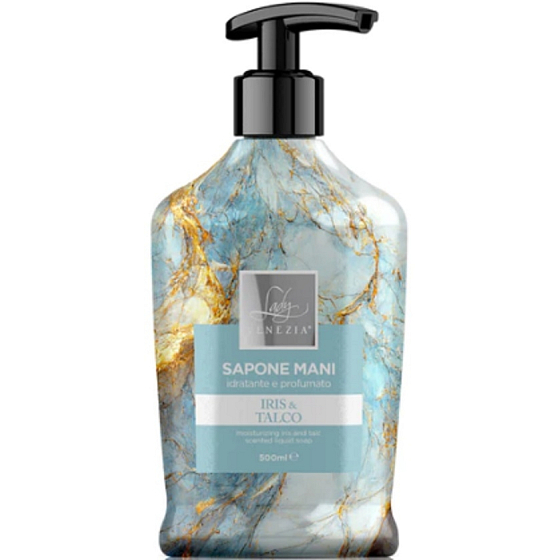 Lady Venezia Iris & Talco - Flüssigseife mit Iris und Pulver 500 ml Spender