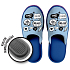 Nekupto Slipper Shop Geschenk Hausschuhe Größe 43-44 Sorry, wie es will Beer! 1 Paar