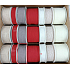 Ditipo Weihnachts-Stoffband Nordische Jute grau 2 m x 25 mm