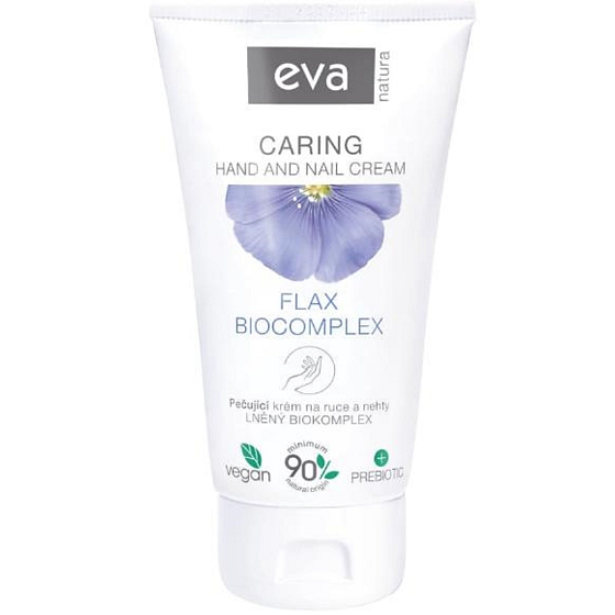 Eva Natura Flachs Biokomplex pflegende Hand- und Nagelcreme mit Flachs Biokomplex 75 ml