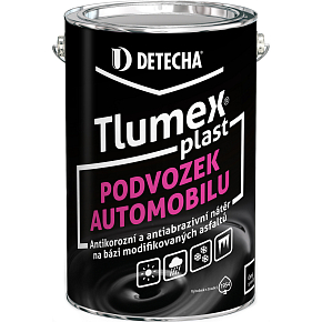 Tlumex Plast antikorrosive Farbe für Auto und Unterboden, schwarz, 4 kg