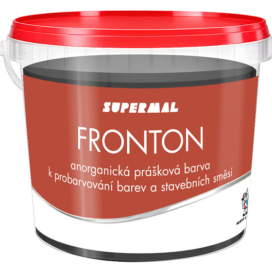 Fronton Pulverfarbe für Baugemische Mörtel und Betone, 0199 schwarz, 800 g