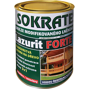 Sokrates Lazurit Forte Lasur für Holz, klar, 2 kg