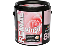 REMAL Vinyl Color mat waschbare Farbe für Wände, 810 schockrosa, 3,2 kg