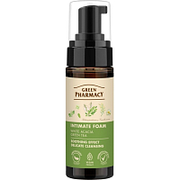 Green Pharmacy Schaum für intime Hygiene mit Akazie und Tee, 150 ml