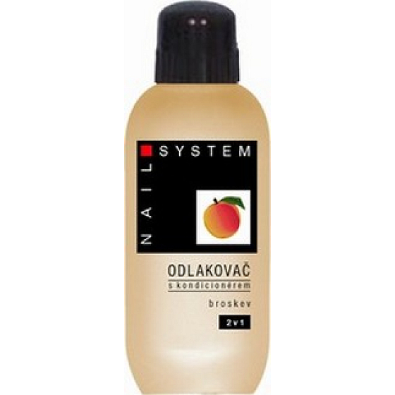 Nagelsystem Pfirsich mit Conditioner Nagellackentferner 100 ml
