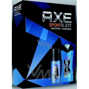 Axe Sport Blast Deodorant Spray für Männer 150 ml + Duschgel 250 ml, Kosmetikset