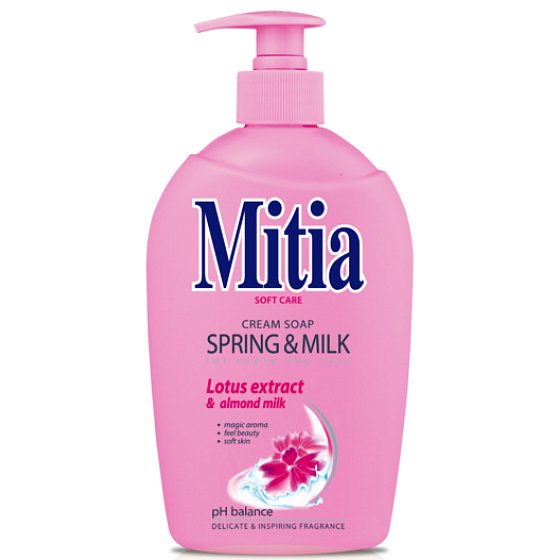 Mitia Spring & Milk Lotus Milch-Flüssigseifenspender 500 ml