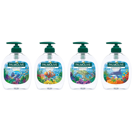 Palmolive Aquarium Flüssigseife mit Spender 300 ml 1 Stück