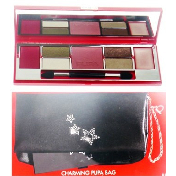 Pupa Charming Pupa Bag Kosmetikpatrone in einem schwarzen Beutelschirm 03 9,8 g