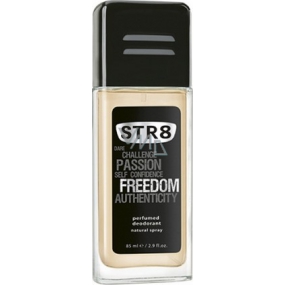 Str8 Freedom parfümiertes Deodorantglas für Männer 85 ml