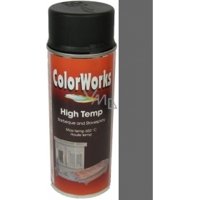 Color Works High Temp 8553 Anthrazit hitzebeständiger Lack für Oberflächen 400 ml