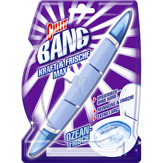 Cillit Bang Power & Fresh Max Marine Toilettenblock ohne Gitter 43 g