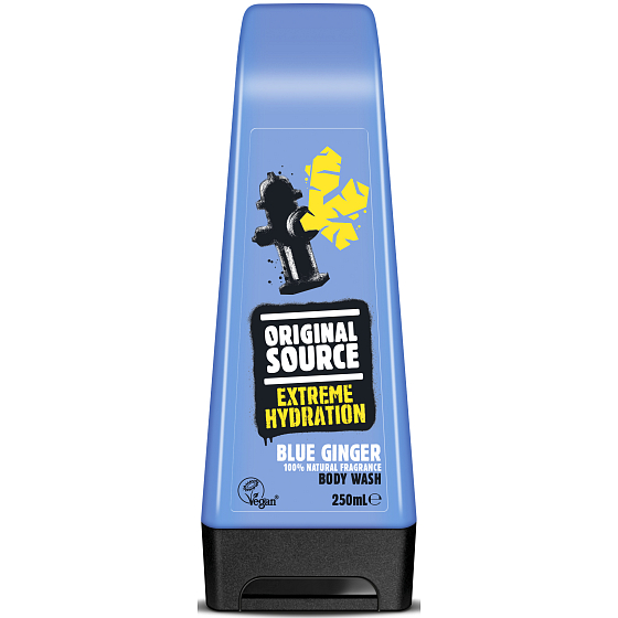 Original Source Blue Ginger Moisturizing Duschgel für Herren 250 ml