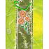 Nekupto Geschenk Papiertüte 23 x 18 x 10 cm Grüne drei rote Blumen