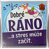 Nekupto Frohe Magnete Guten Morgen und Stress können 6 x 6 cm beginnen