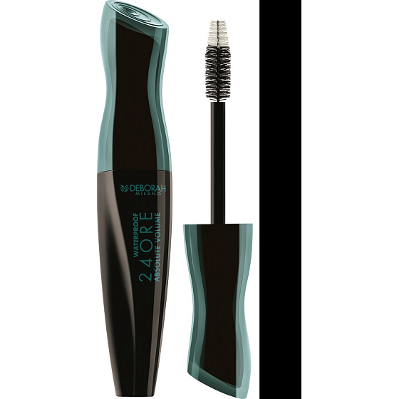 Deborah Milano 24Ore Absolute Volume Waterproof Mascara 66 Schwarz 12 ml