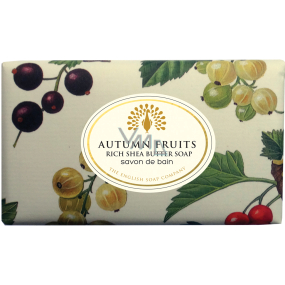 English Soap Autumn fruit natürliche parfümierte Seife mit Sheabutter 190 g