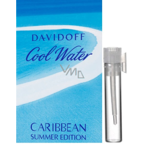Davidoff Cool Water Karibik Sommer Edition Eau de Toilette für Männer 1,2 ml mit Spray, Fläschchen