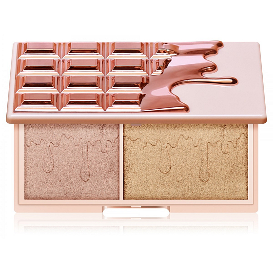 I Heart Revolution Rose Gold Glow Mini-Palette mit Schokoladenaufheller 11,2 g