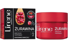 Lirene Dermo Superfood Programm Cranberry aus 100% Cranberry Wasser leichte feuchtigkeitsspendende Tag- und Nachtcreme 50 ml