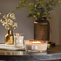 WoodWick Solar Ylang - Sun Ylang Duftkerze mit breitem Holzdocht und Bootsdeckel 453 g