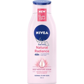 Nivea Natural Radiance Körperlotion für normale bis trockene Haut 400 ml