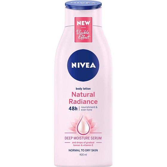 Nivea Natural Radiance Körperlotion für normale bis trockene Haut 400 ml
