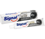 Signal Long Active Naturals Elements Zahnpasta Charcoal White & Detox mit Aktivkohle 75 ml
