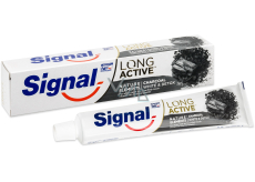 Signal Long Active Naturals Elements Charcoal White & Detox Zahnpasta mit Aktivkohle 75 ml