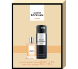 David Beckham Classic Eau de Toilette 40 ml + Deospray 150 ml, Geschenkset für Männer