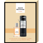 David Beckham Classic Eau de Toilette 40 ml + Deospray 150 ml, Geschenkset für Männer