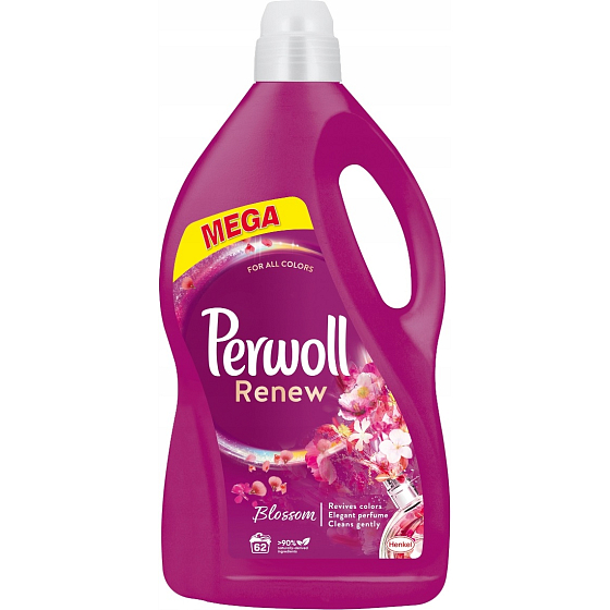 Perwoll Renew Blossom 3in1 Flüssigwaschgel für alle Wäschearten 62 Dosen 3,72 l