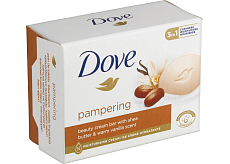 Dove feste Seifenstück Verwöhnende Sheabutter und Vanille, 90 g